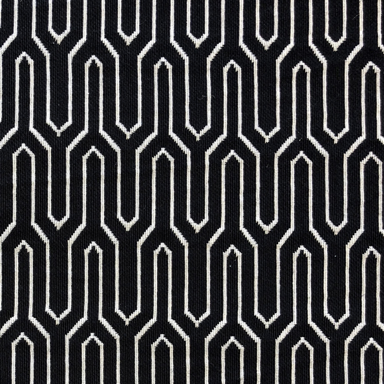 Plutus Milan Flare Black and Beige Luxury Throw Pillow