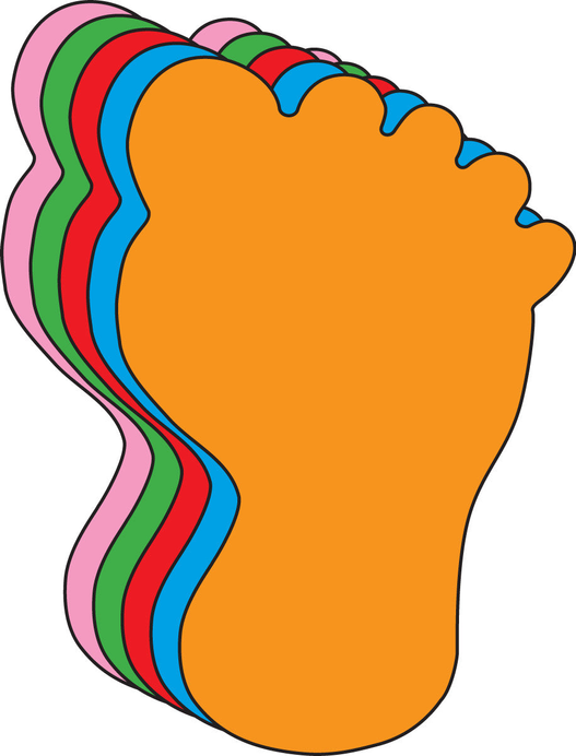 Large Assorted Color Creative Foam Cut-Outs