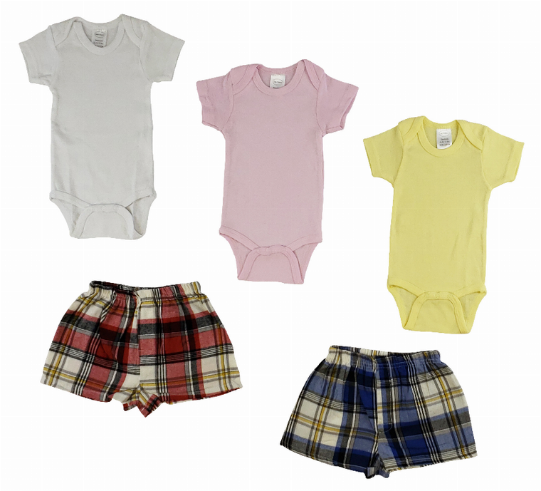 Bambini Infant Onezies and Boxer Shorts