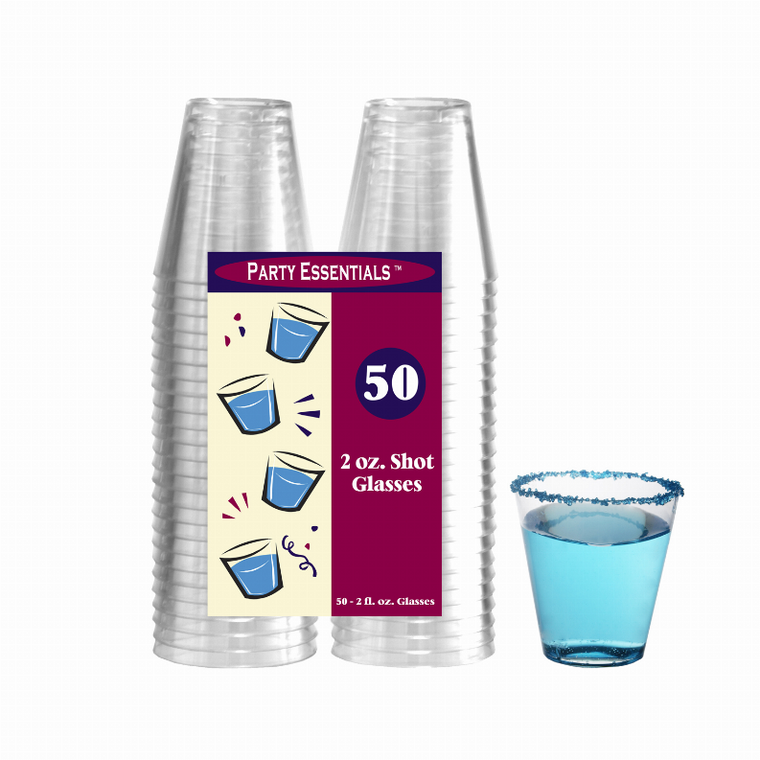 2 Oz. Clear Shot Glasses