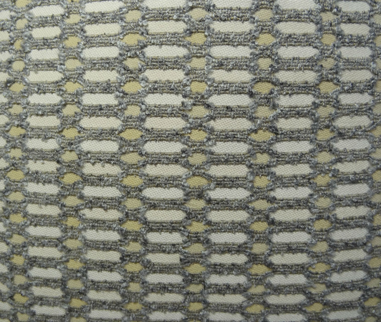Plutus Trivoli Circle Gray and Cream Handmade Luxury Pillow