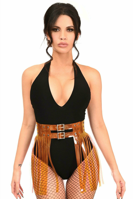 Clear Fringe Skirt