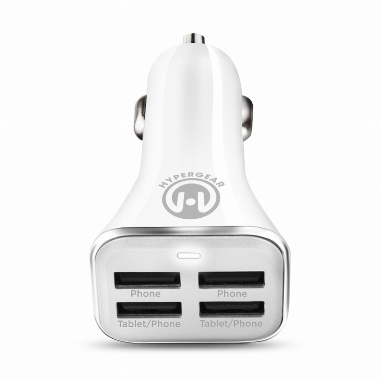 Quad USB 6.8A Car Charger