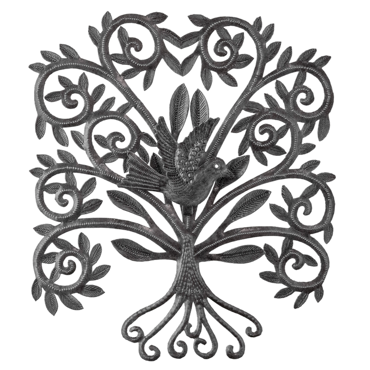 3D Bird in Vine Bush