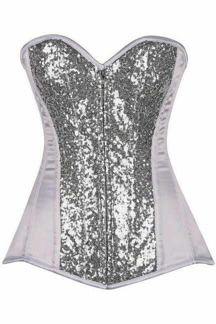 Top Drawer Sequin Steel Boned Corset