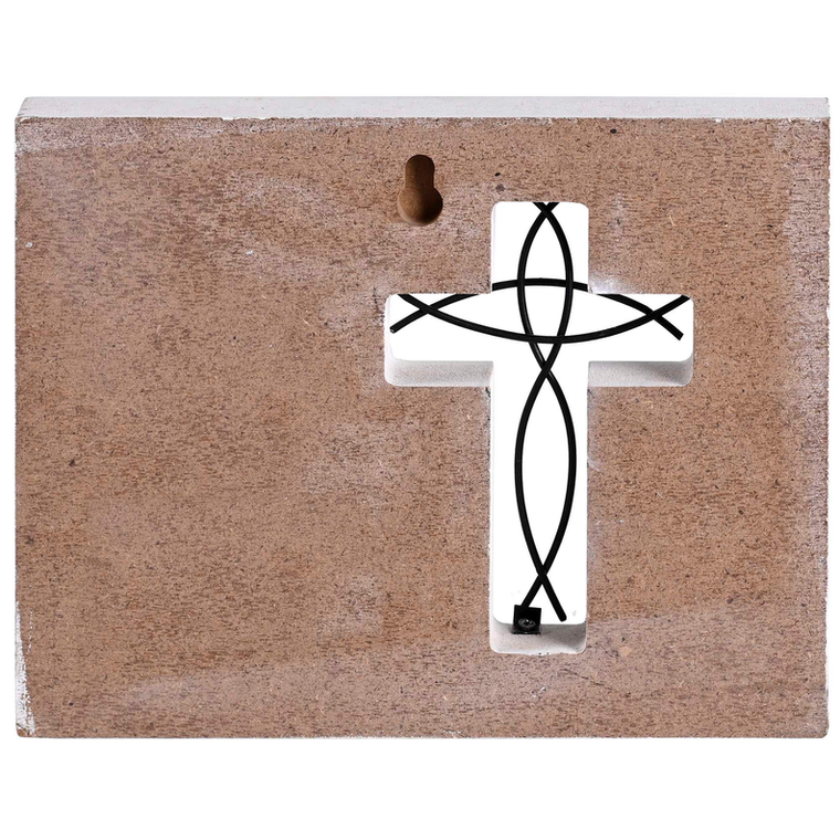 Tabletop Wire Plaque God Is Greater