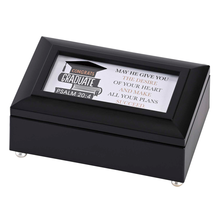 Petite Music Box Congrats Graduate