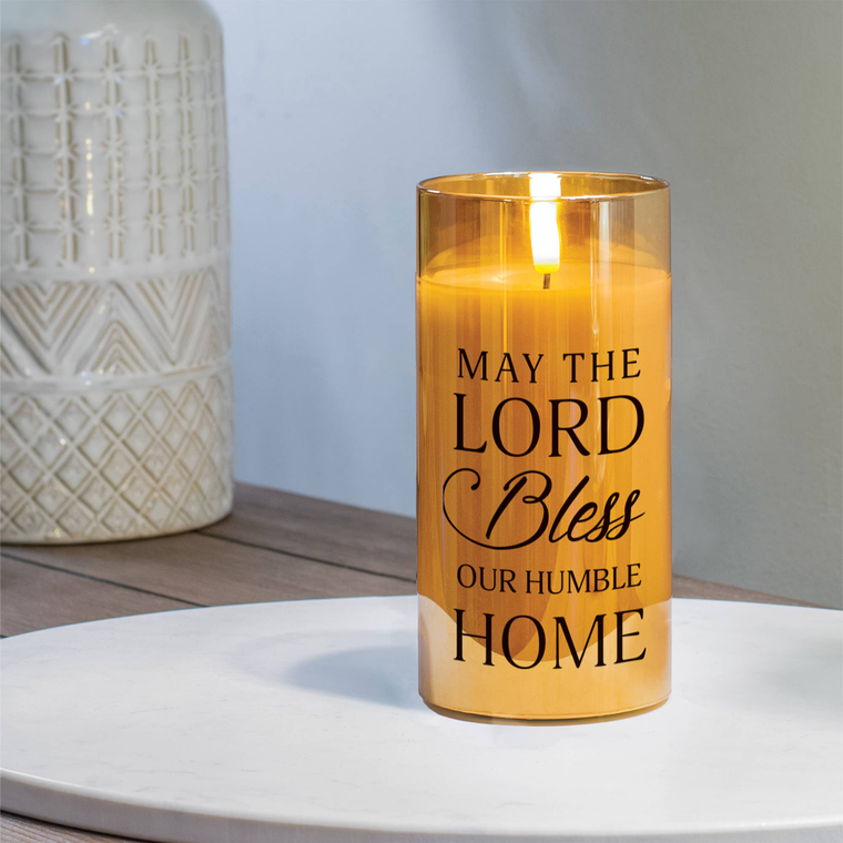 Led Candle May The Lord Bless Our