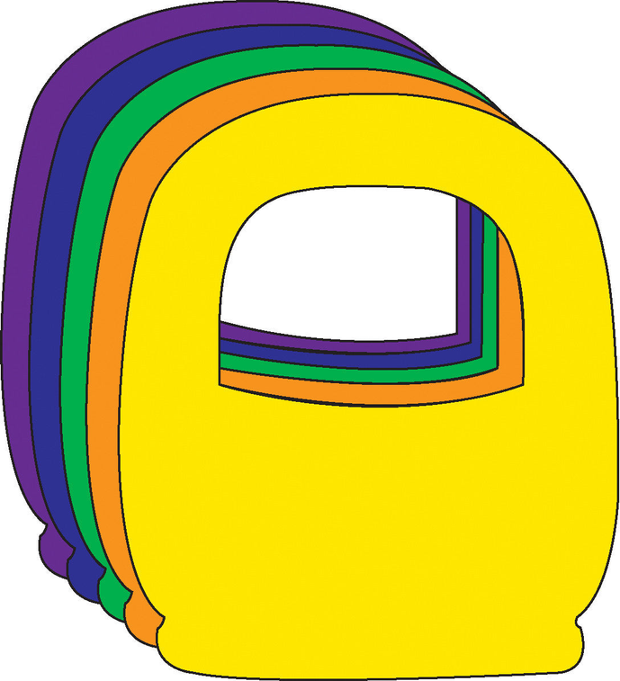 Small Assorted Color Creative Foam Cut-Outs