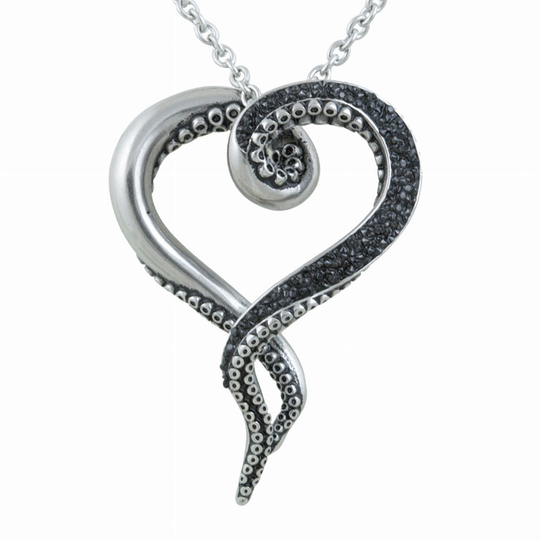 Dark & Bright Tentacle Octopus Necklace