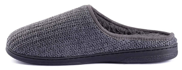 Roxoni Men's Wool Slip-On Comfortable Knit House Slipper