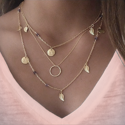 Live Laugh Love Layered Necklace