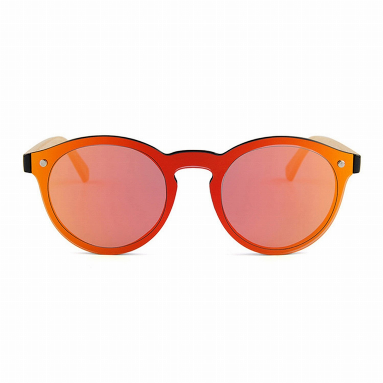 Madrid Round Bamboo Sunglasses