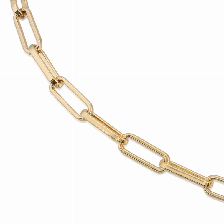 Large Elongated Link Chain Bracelet