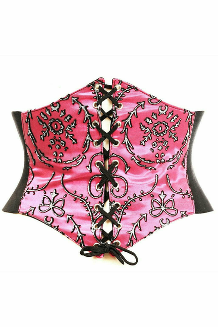 Lavish Embroidered Corset Belt Cincher