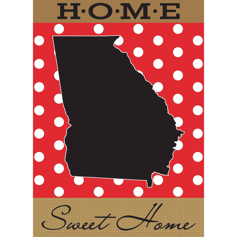 Garden Georgia Home Sweet Flag