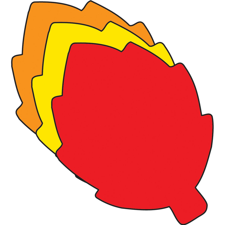 Leaf Tri-Color Creative Cut-Outs