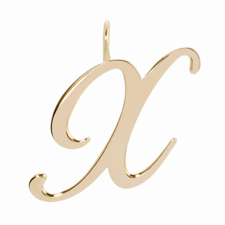 LARGE LETTER PENDANTS
