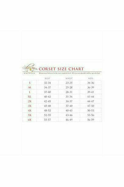 Lavish Lace Overlay Corset Belt Cincher