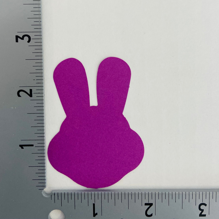 Bunny With Ears Assorted Color Creative Cut-Outs