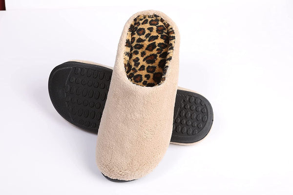 Roxoni Women's Clog Slippers Microterry Memory Foam Comfy Footbed