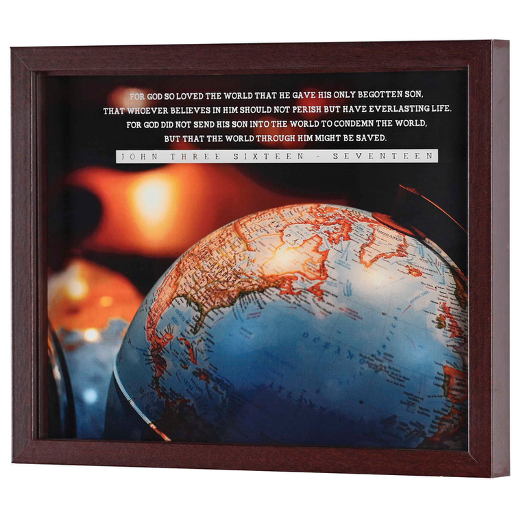 Framed Wall Art For God So Loved The
