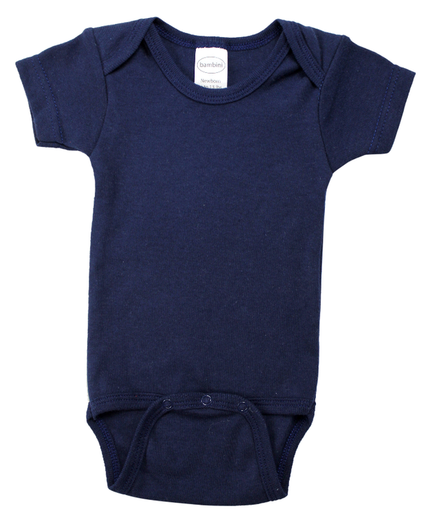 Bambini Interlock Short Sleeve Bodysuit Onezie