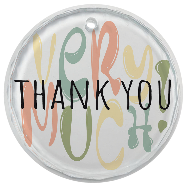 Glass Ornament Thank You Very Much