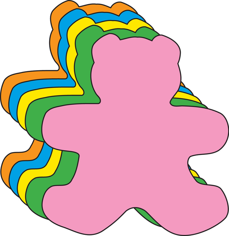 Large Assorted Color Creative Foam Cut-Outs