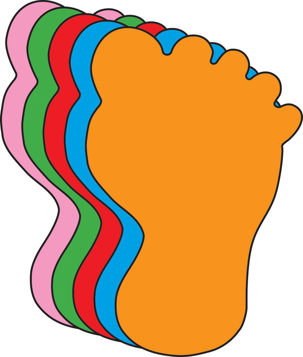 Small Assorted Color Creative Foam Cut-Outs