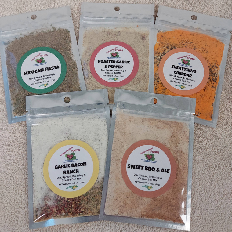 Cherry Orchard Foods Premium Packaging Dip Mixes
