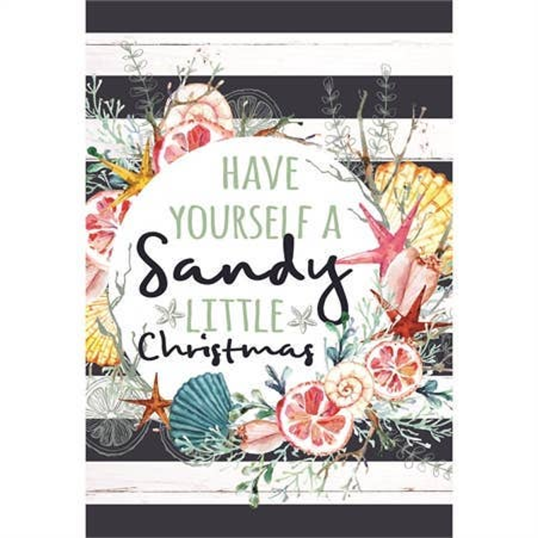 Have Yourself A Sandy Garden Flag