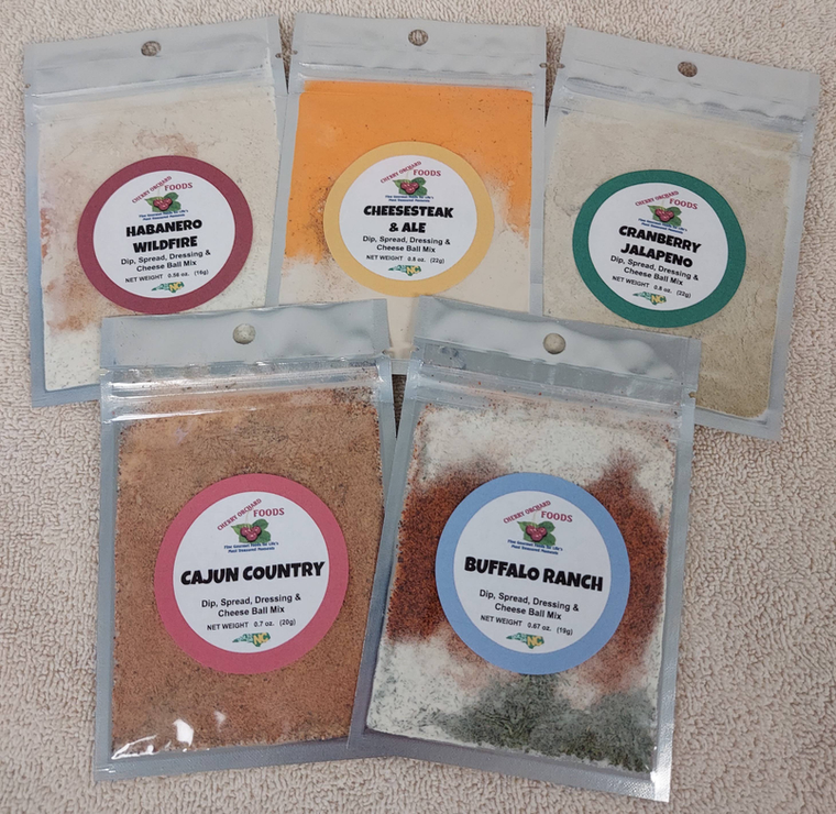 Cherry Orchard Foods Premium Packaging Dip Mixes