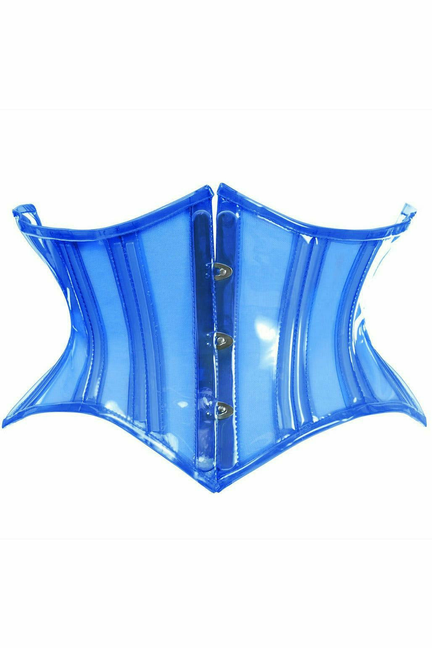 Lavish Clear Curvy Cut Mini Cincher Corset