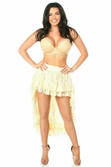 Lace High Low Lace Skirt