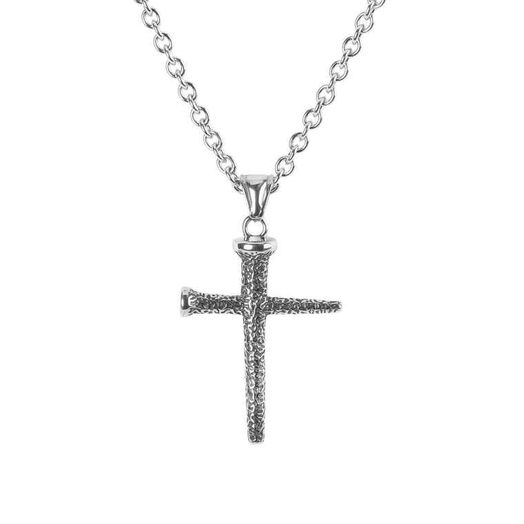 Nail Cross Stainless Steel  Chain