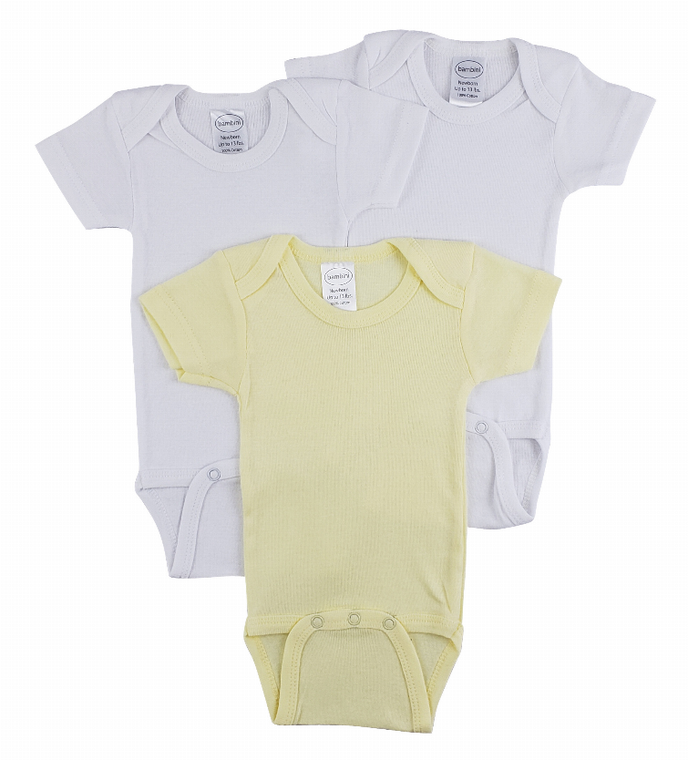 Bambini Short Sleeve One Piece 3 Pack