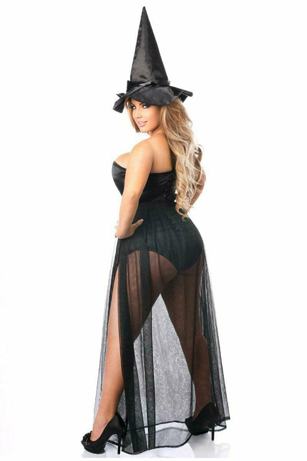 Lavish Evil Witch Corset Costume