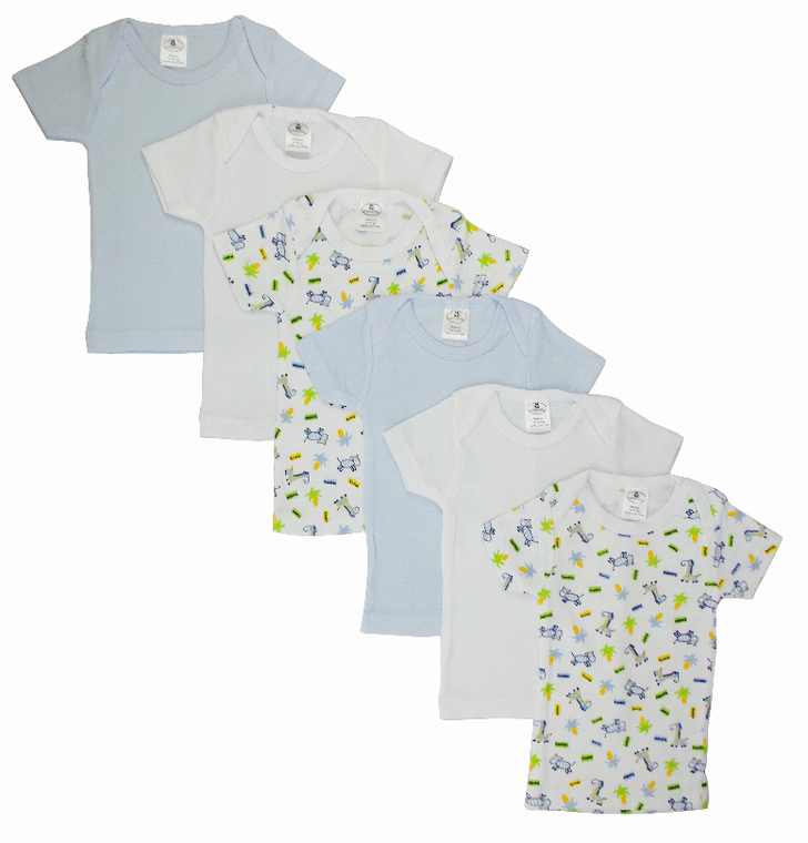 Bambini Girls Pastel Variety Short Sleeve Lap T-shirts  Variety Pack