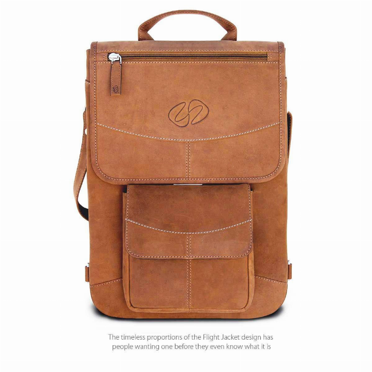 MacCase Premium Leather MacBook Pro Flight Jacket