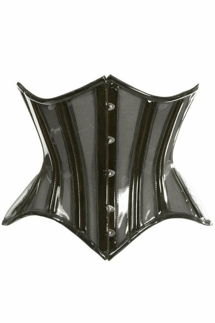 Lavish Clear Curvy Underbust Waist Cincher Corset