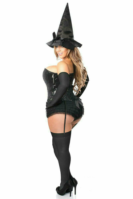 Top Drawer Sequin Witch Corset Costume