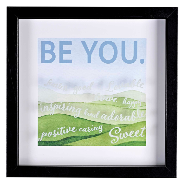 Framed Wall Art Be You 10X10