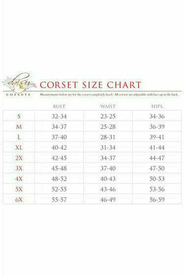 Top Drawer Patent & Fishnet Underbust Corset