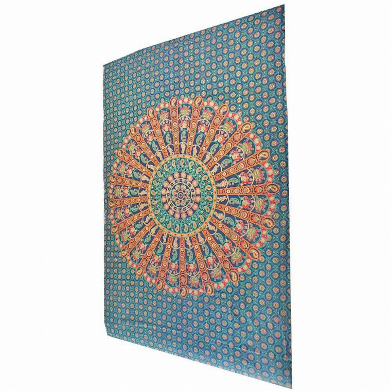 Radha Krishna Image Elephant Bohemian Camel Mandala Tapestry
