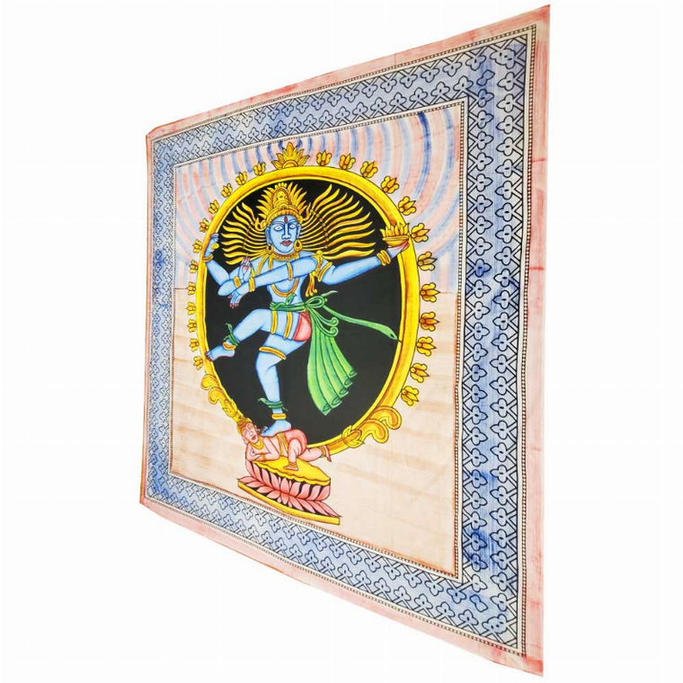 Dancing Shiva Pose Natarajasana Full Size Tapestry Wall Hanging Decoration
