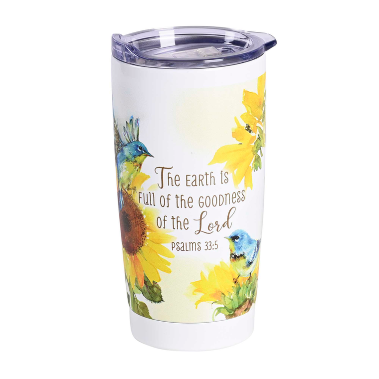 Tumbler The Earth Is Full Sunflower 20Oz