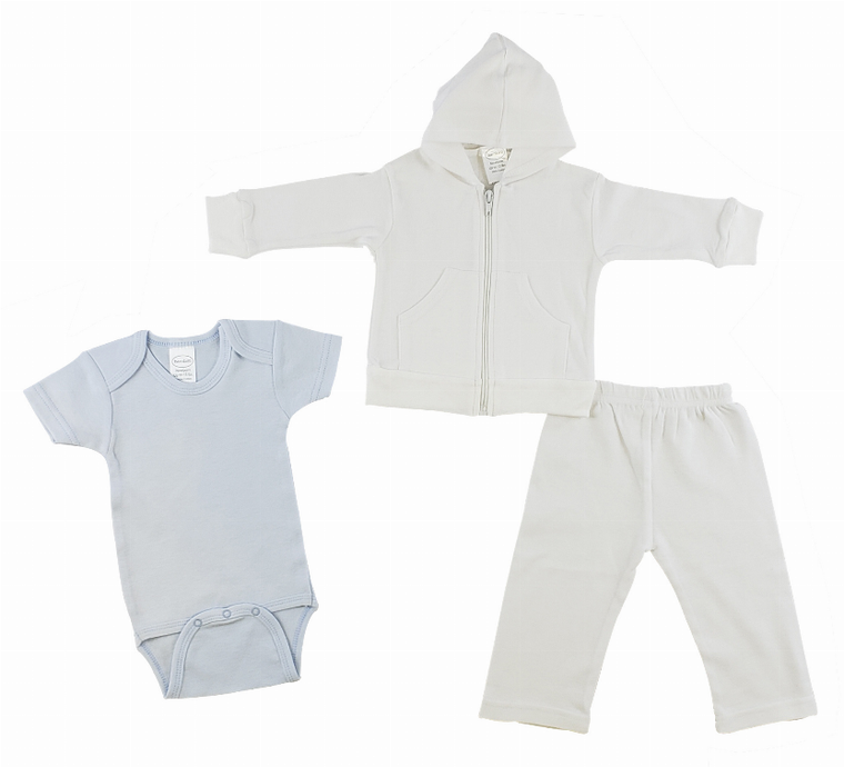 Bambini Infant Sweatshirt, Onezie and Pants - 3 Piece Set