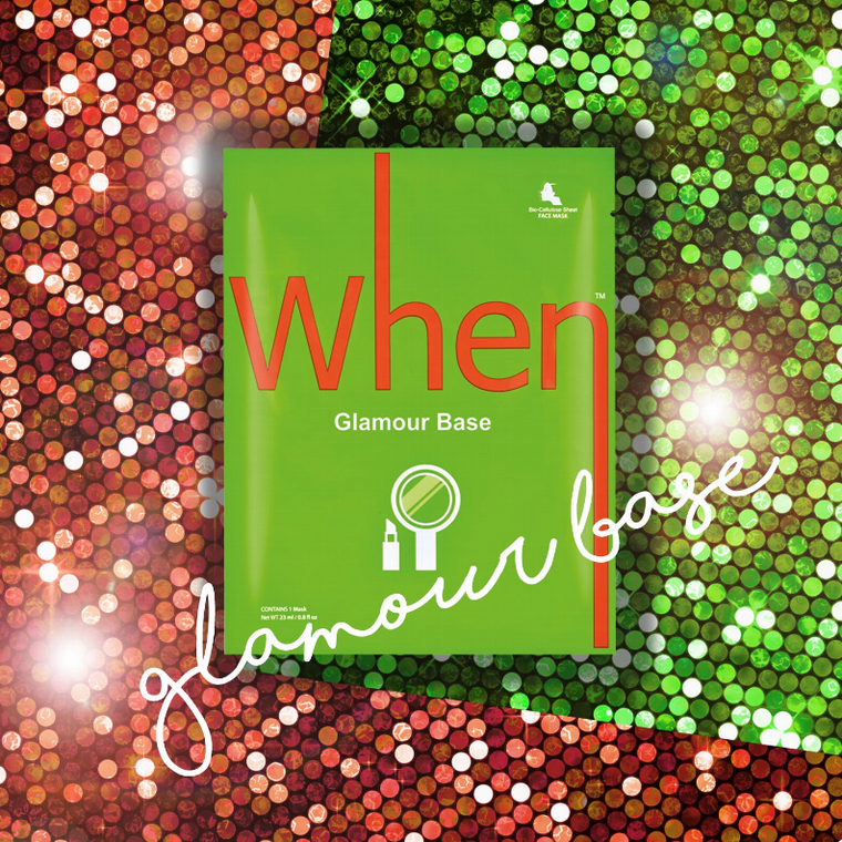 Glamour Base Firming Premium Bio-Cellulose Sheet Mask - When