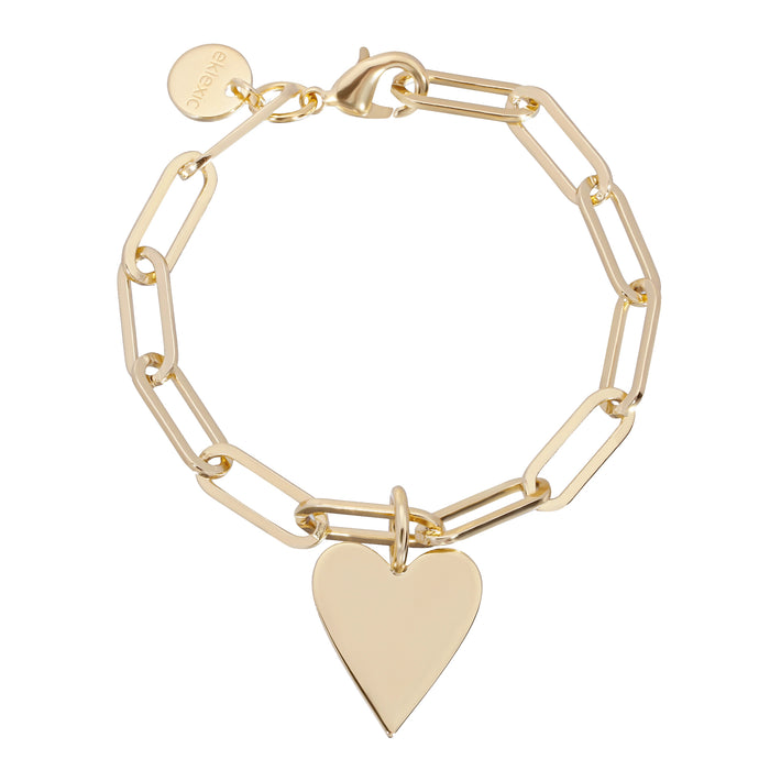 HELENA & LARGE ELONGATED LINK CHAIN BRACELET
